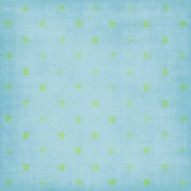 Blue Green Polka Dots