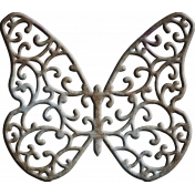 Metal Filigree Butterfly