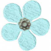 Amsterdam Small Paper Flower- Blue