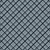 Plaid 34 Paper- Navy & White