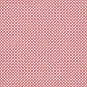Polka Dots 46 Paper- Coral & White