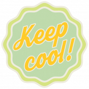 Sunshine & Lemons No2- Keep Cool Sticker