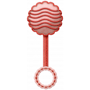 Oh Baby Baby- Pink Rattle