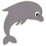 Beachy!- Dolphin Sticker