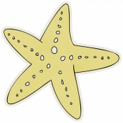 Beachy!- Starfish Sticker