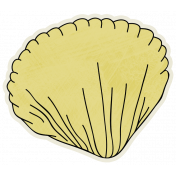 Beachy!- Clam Shell Sticker