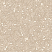 The Veggie Patch- Tan Veggies & Dots Paper