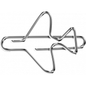 Metal Paper Clips- Airplane