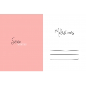 Oh Baby Baby- Seven Months- Milestone Card Pink 02