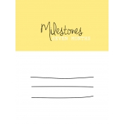 Oh Baby Baby- Seven Months- Milestone Card Yellow 01