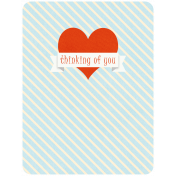 Oh Baby Baby- Thinking Of You- Journal Card