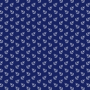 Sand & Beach- Anchors- Paper- Blue