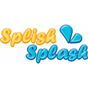 Sand And Beach- Splish Splash Plastic Wordart