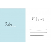 4x6 Milestone Journal Card, Blue, Month 12