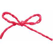 Heat Wave Elements- Red Twine Bow