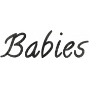 Tiny, But Mighty Babies Word Art