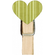 Tiny, But Mighty Heart Clothespin 05