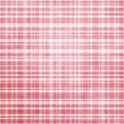 Be Mine- Pink Plaid Fabric Paper