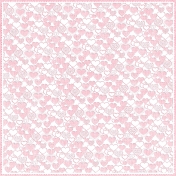 Be Mine- Pink Cut Out Hearts Paper