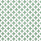 Quilted With Love- Vintage Green Cathedral Window Paper