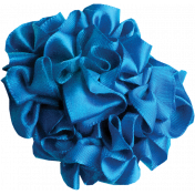 Blue Ribbon Flower