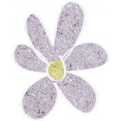 Earth Day- Lavendar Cardstock Flower