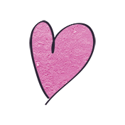 Earth Day- Pink Cardstock Heart