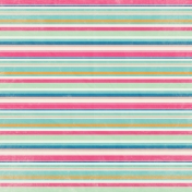 Hello Multi Colored Stripe Paper