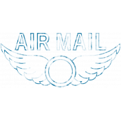 Hello- Air Mail Stamp