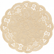 Oh Baby Cream Doily