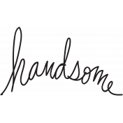 Dad Word Art Handsome