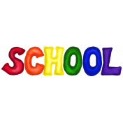 School Word Art School