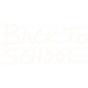 School Word Art Chalk Back To School