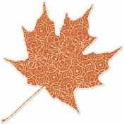 Crisp Fall Air Sticker Leaf 05