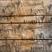 Spook Paper Wood Stamped