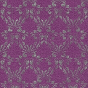 Touch of Sparkle Christmas Paper Damask Purple