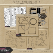 Furry Friends- Kitty Templates Bundle