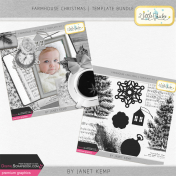 Farmhouse Christmas- Template Bundle