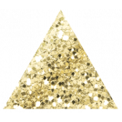 Amity Gold Glitter Bunting Banner 01