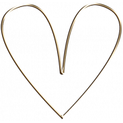 ::Thiri:: Gold Wire Heart