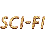 ::Sci-Fi Kit:: Cork Word with Glitter