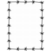 Elvira: Elements: Doodled Spider Frame