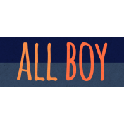 Colin: All Boy