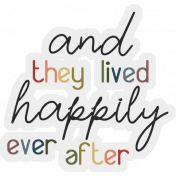 Hilary: Word Art: Happily Ever After