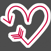 Venus: Heart Arrow Sticker