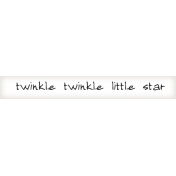 Hailey: WA twinkle twinkle little star