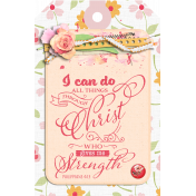 Bible Verse Tag Philippians 4:13 