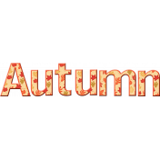 Autumn Word Art 1