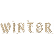 Baby Its Cold Outside Winter Word Art
