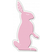 Baby It's Cold Outside Rabbit Sticker